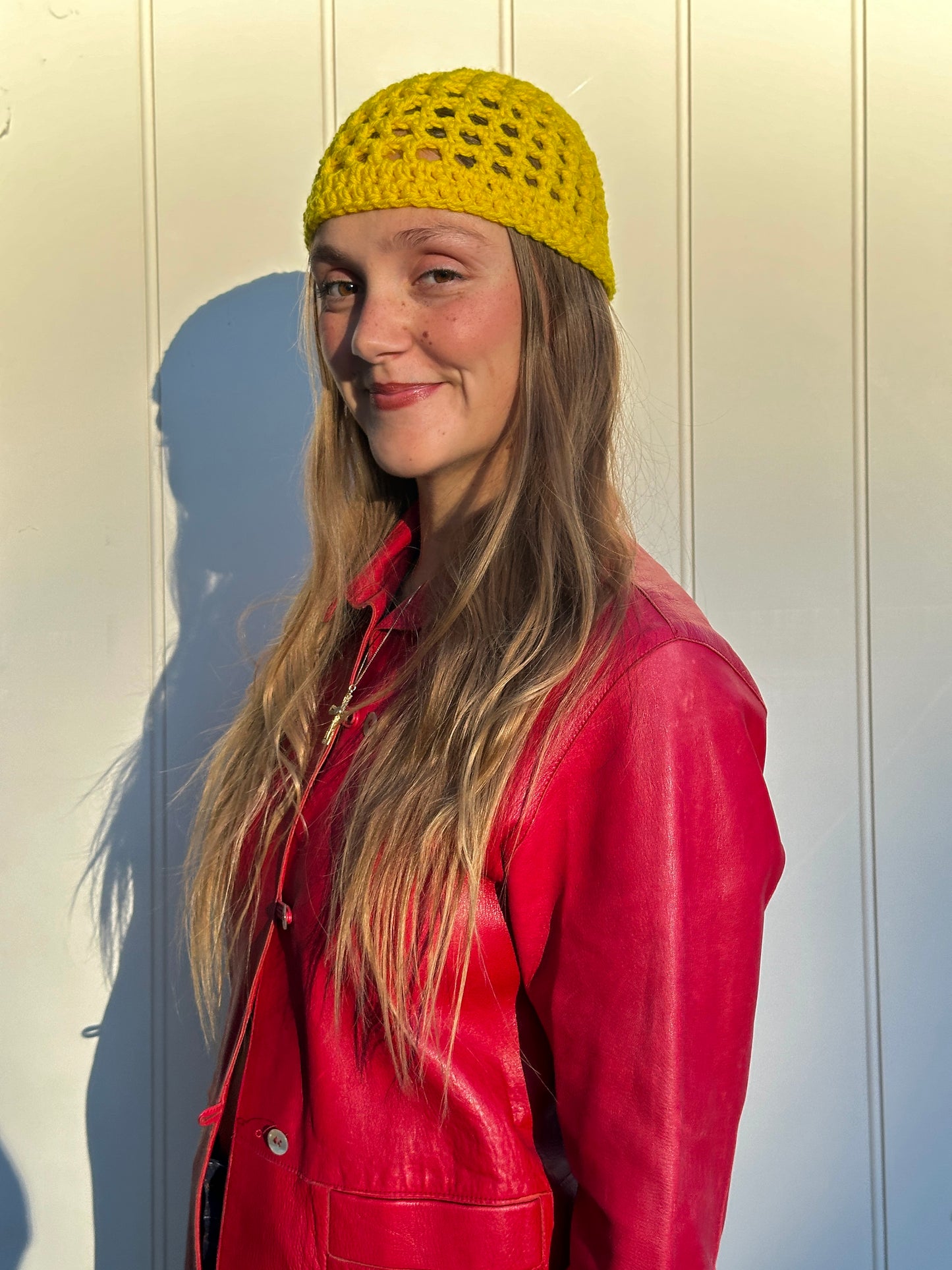 Crochet Beanie (Yellow)