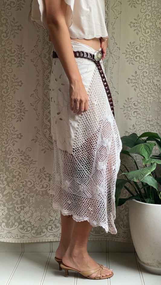 Vintage Asymmetrical Skirt