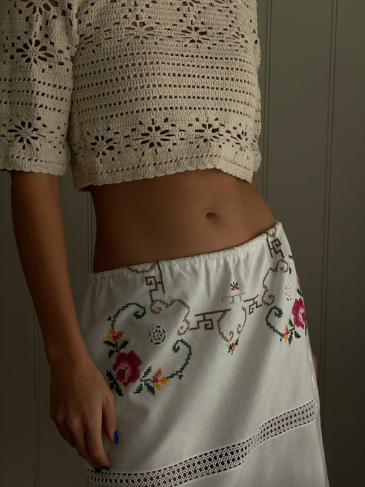 1950s Tablecloth Skirt