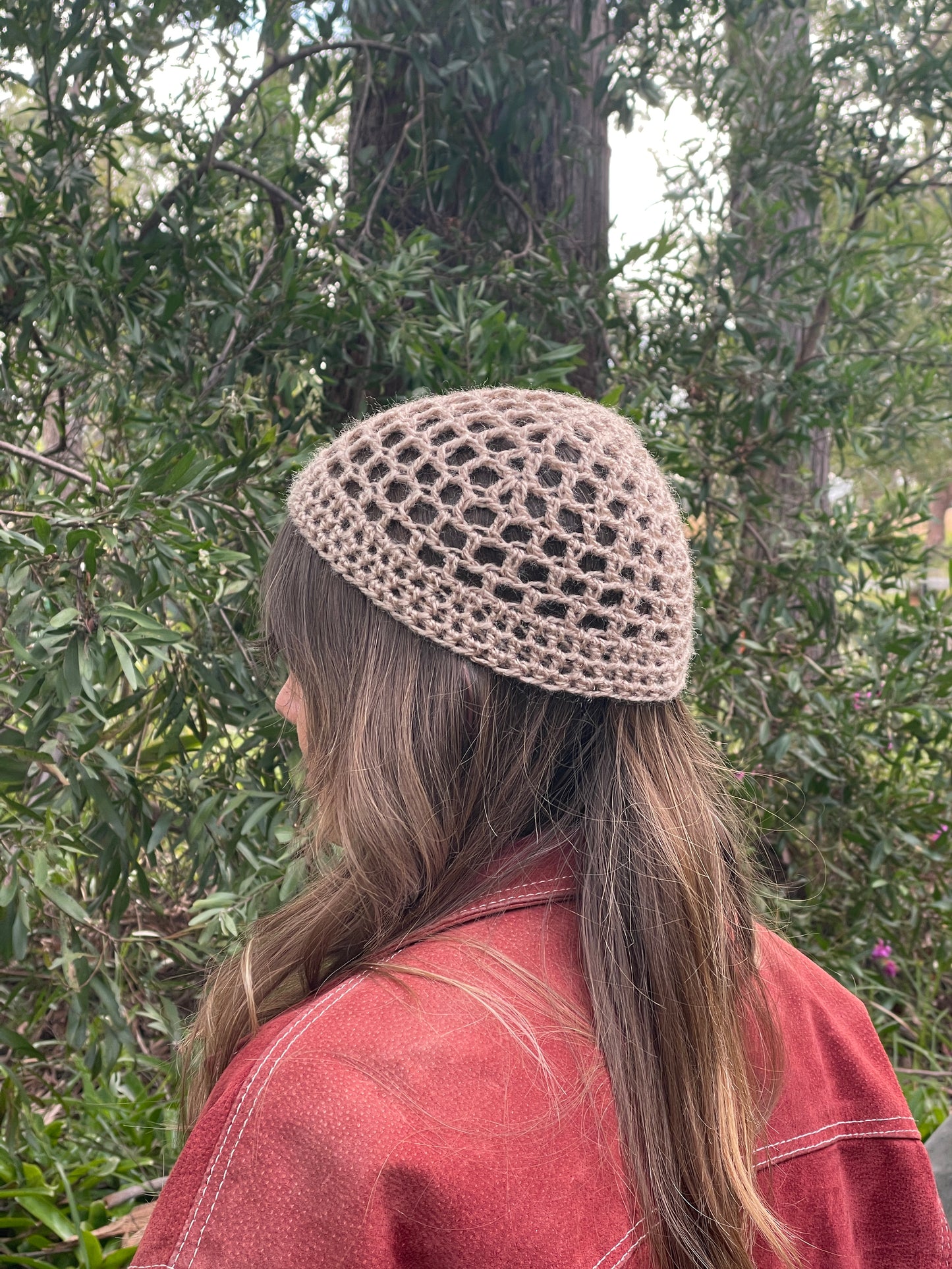 Crochet Beanie (Tan)